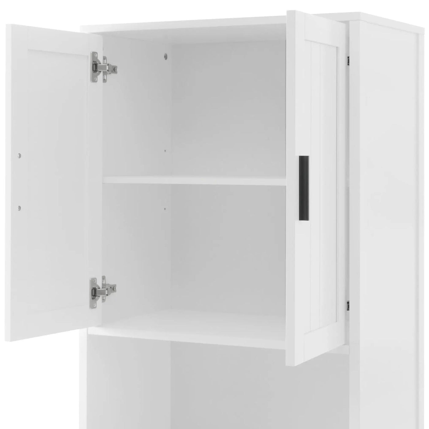 Freestanding Tall Bathroom Cabinet With Soft Close Doors And Adjustable Shelves by HouseOfZazla