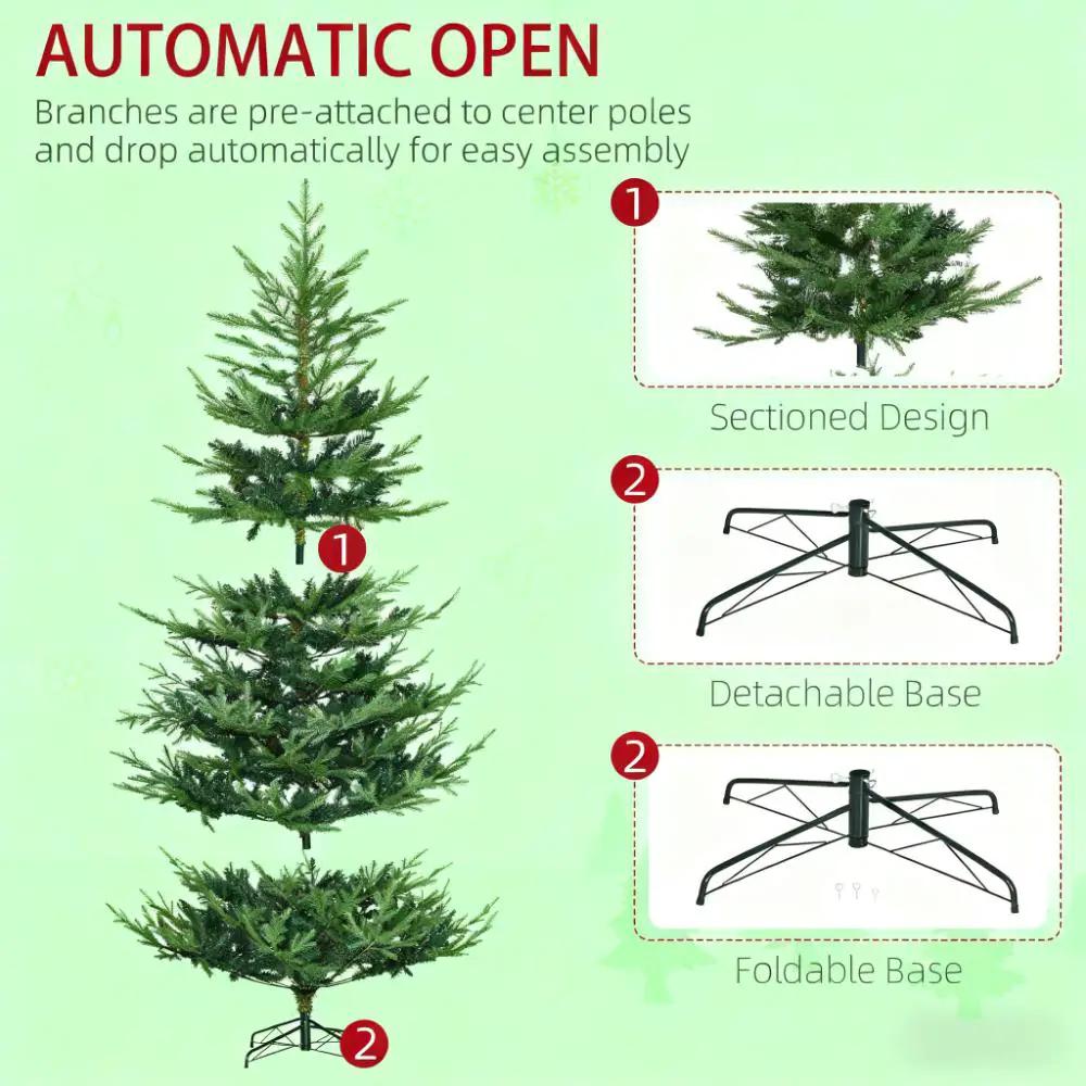 Nordic Pine Hinged Christmas Tree by HouseOfZazla