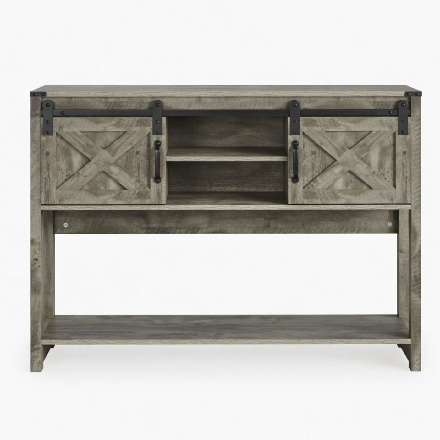 Farmhouse Entryway Table With Sliding Barn Door by HouseOfZazla
