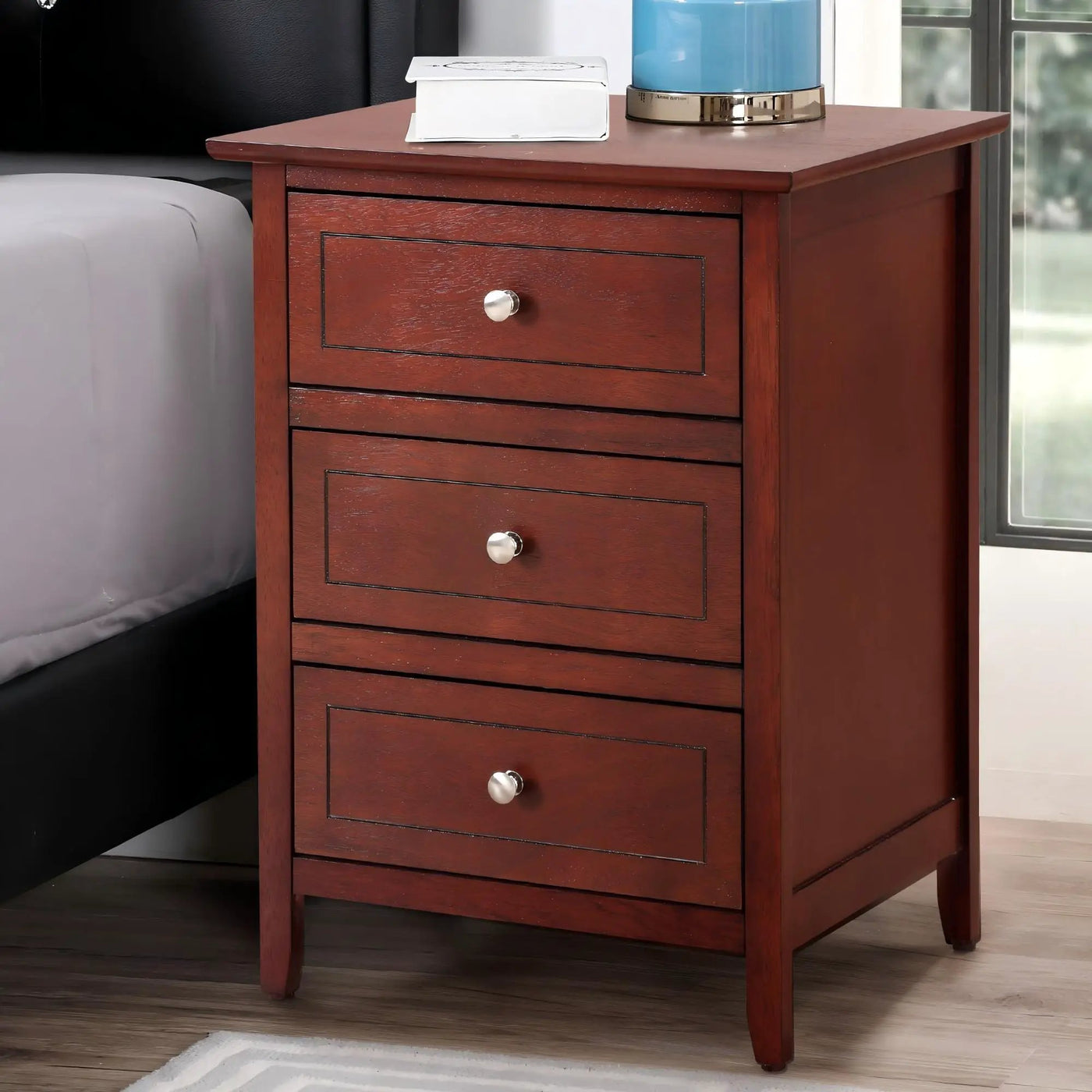Dove Tailed Drawers 3 Drawer Nightstand by HouseOfZazla