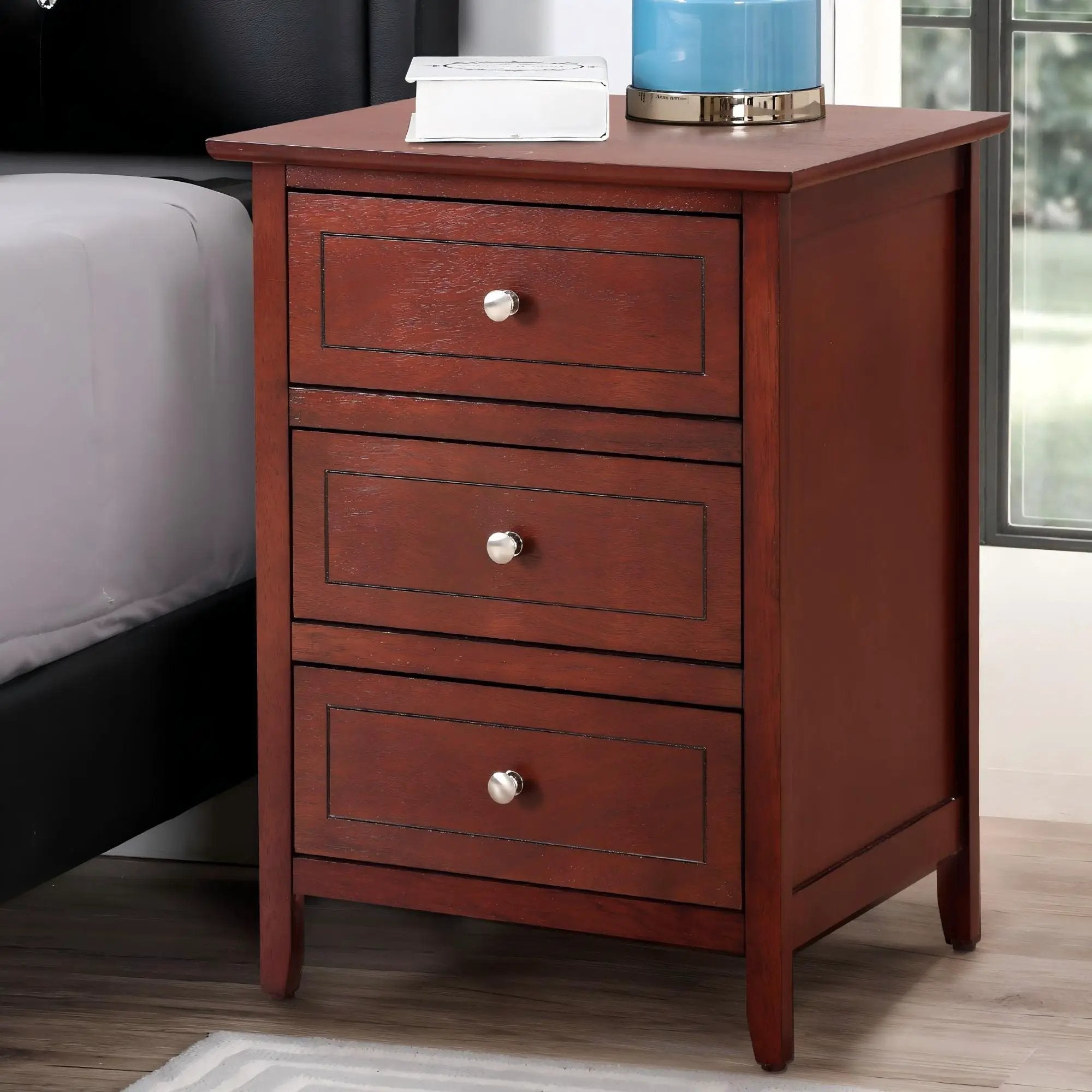 Dove Tailed Drawers 3 Drawer Nightstand by Unique Piece Furniture
