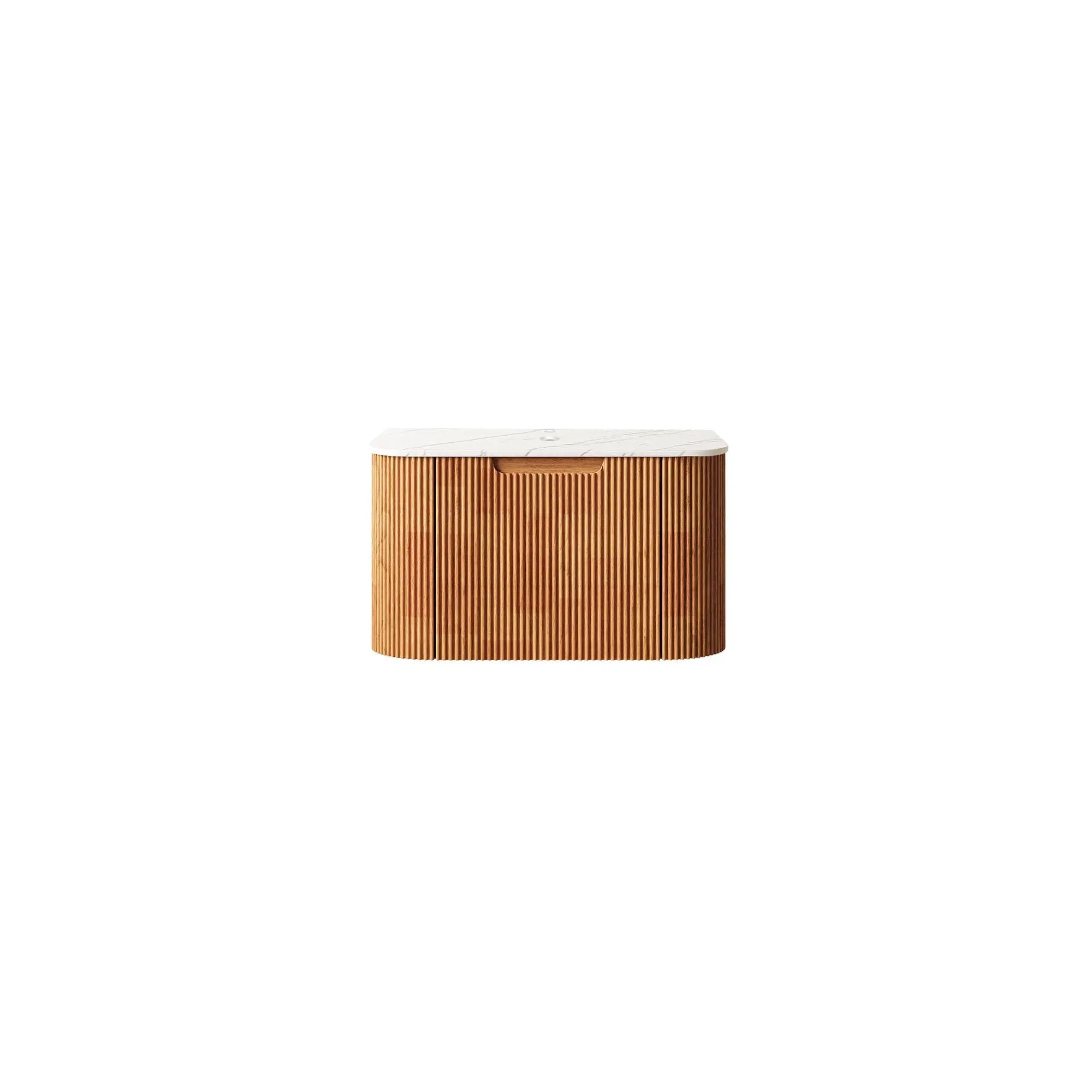 Dina 24'' Wall Mounted Cabinet with Carrara by HouseOfZazla