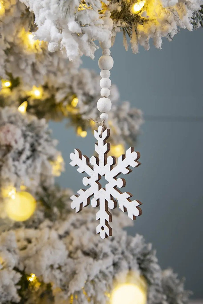 9.8x4.7" Snowflake Ornament Set of 12 by HouseOfZazla