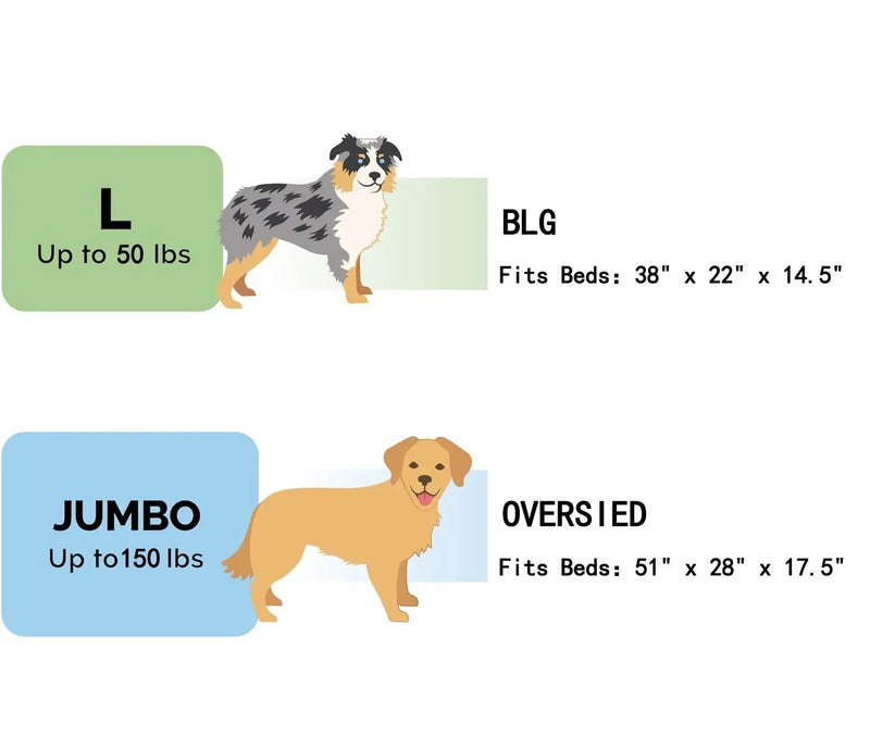 Elegant Rectangular Pet Bed for Oversized Dogs by HouseOfZazla