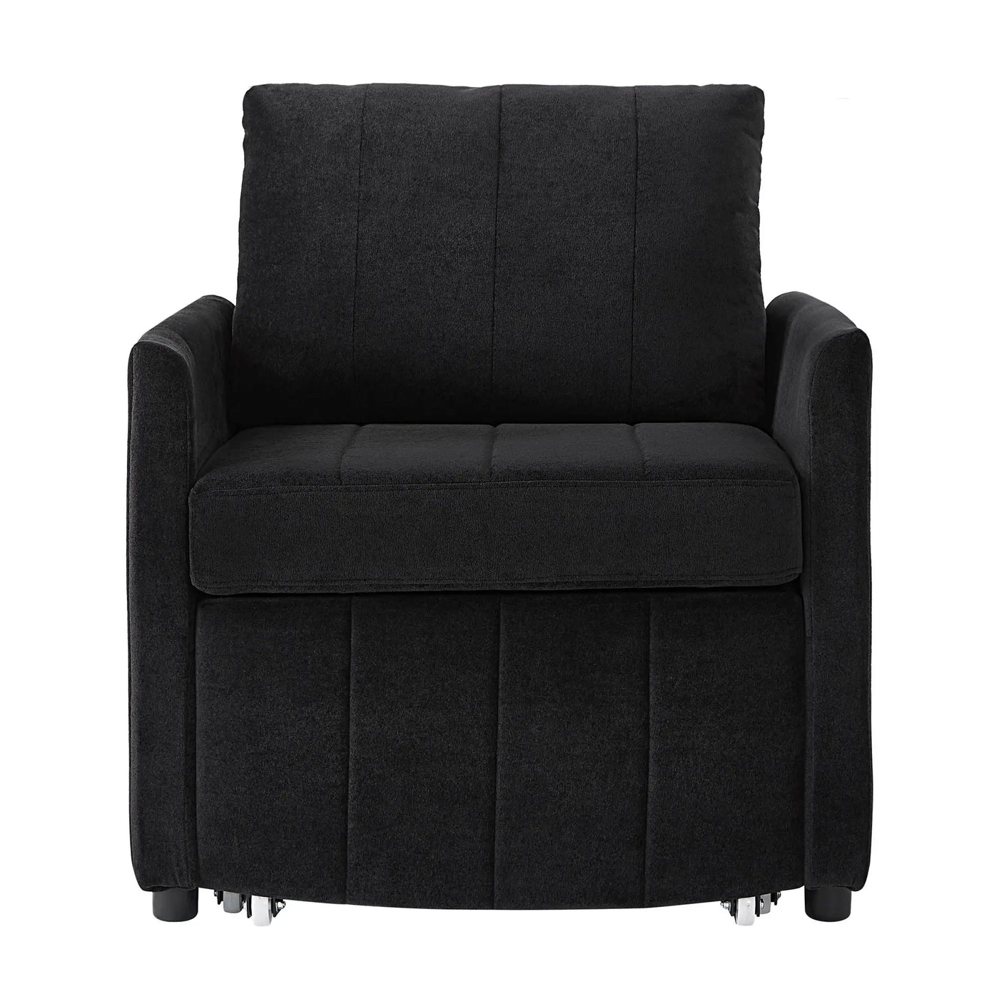 Upholstered Convertible Sleeper Sofa With 5 Position Backrest, Side Pockets, Storage by HouseOfZazla