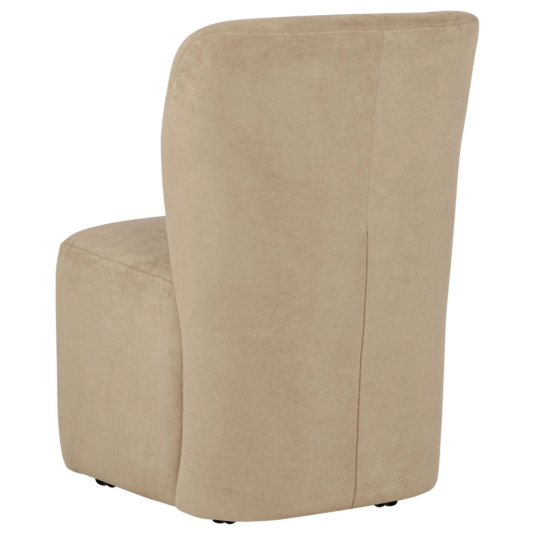 Jaelynn Upholstered Parsons Dining Side Chair Tan (Set of 2) by Unique Piece Furniture