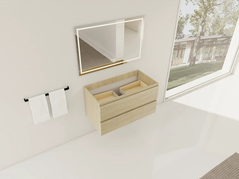 36" Wall-Mounted Bathroom Vanity Cabinet by HouseOfZazla