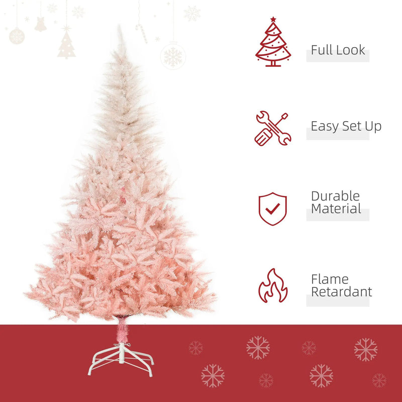 HOMCOM 6ft Unlit Spruce Artificial Christmas Tree by HouseOfZazla