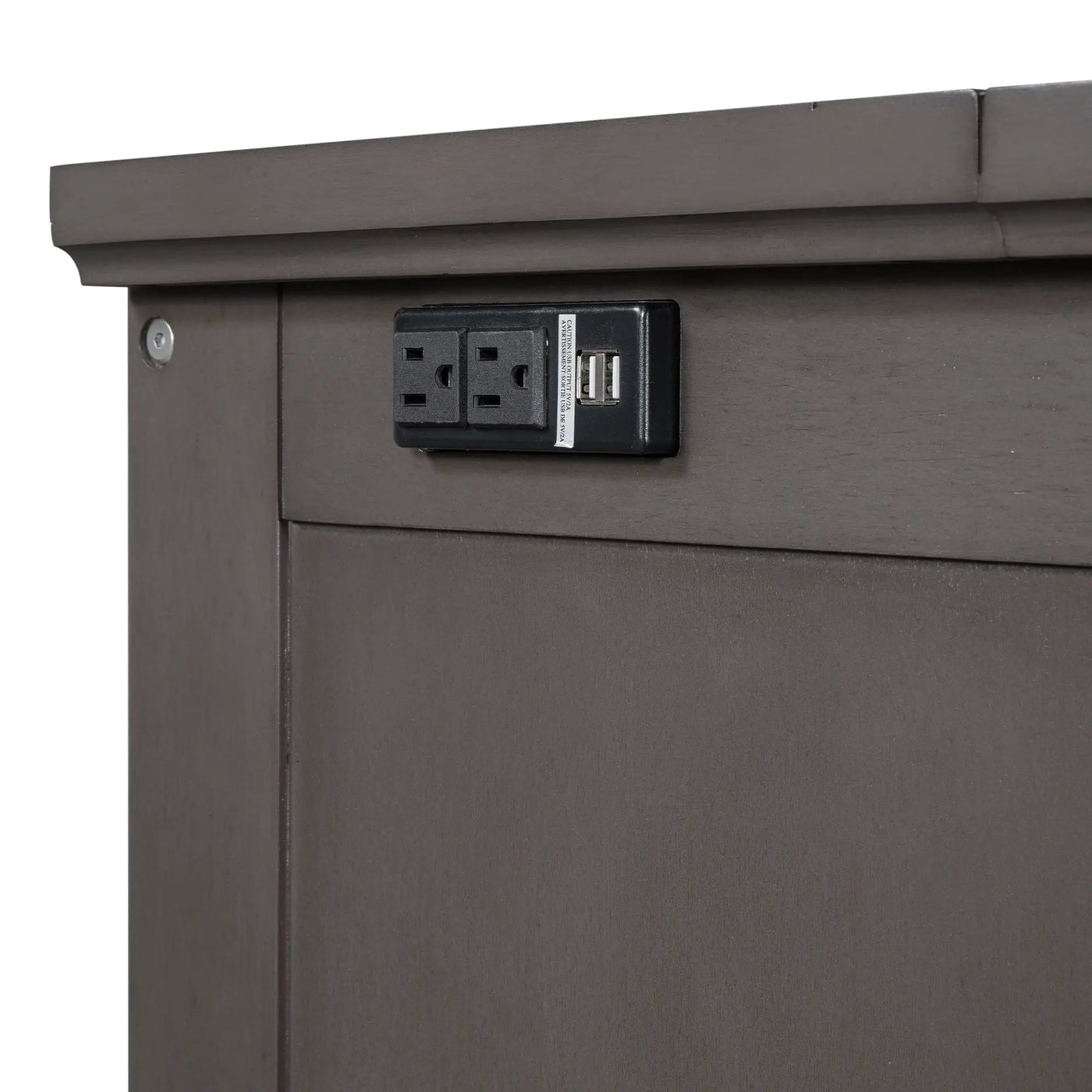 Murphy Bed Chest Cube Cabinet With Charging Station And Large Storage Drawer by HouseOfZazla