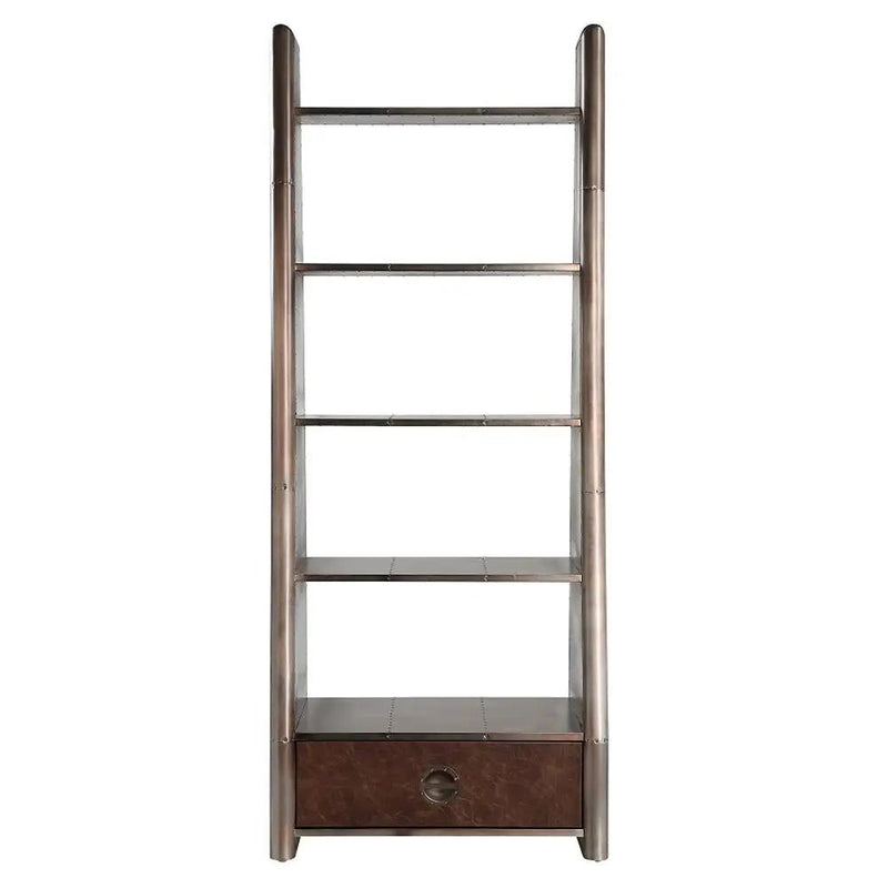 Brancaster - Bookcase - Aluminum by Unique Piece Furniture