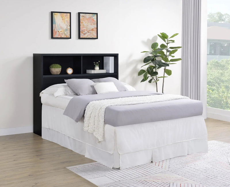 Westpark 49-inch Full Bookcase Headboard Black by Unique Piece Furniture