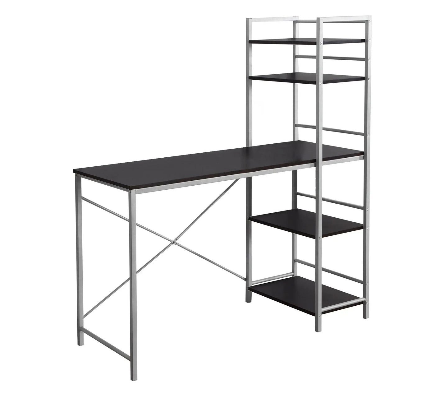 Computer Desk For Home Office, Laptop Storage Shelves by Unique Piece Furniture