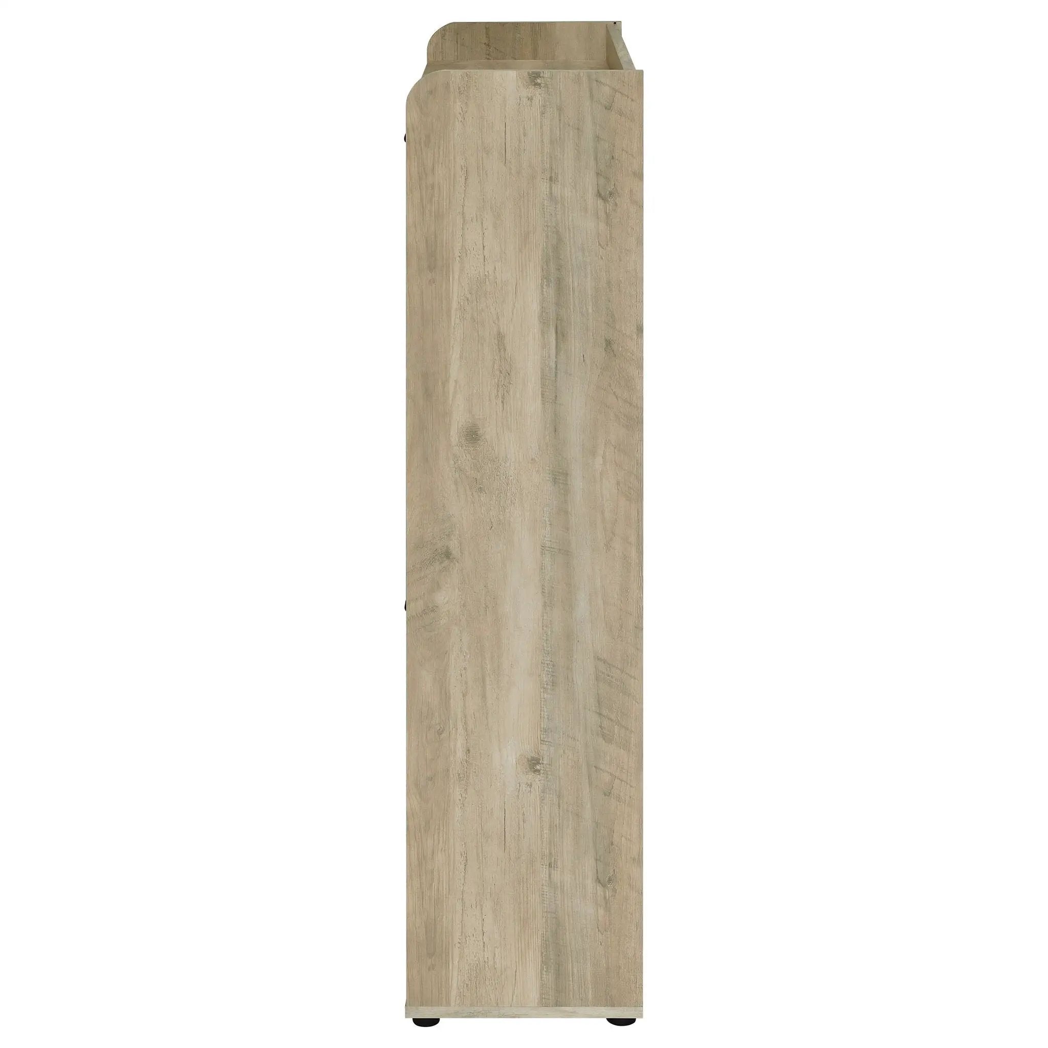 Denia 3-tier Engineered Wood Shoe Cabinet Grey by Unique Piece Furniture