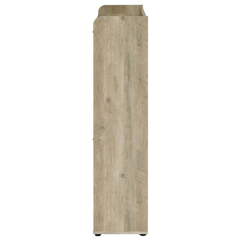 Denia 3-tier Engineered Wood Shoe Cabinet Grey by Unique Piece Furniture
