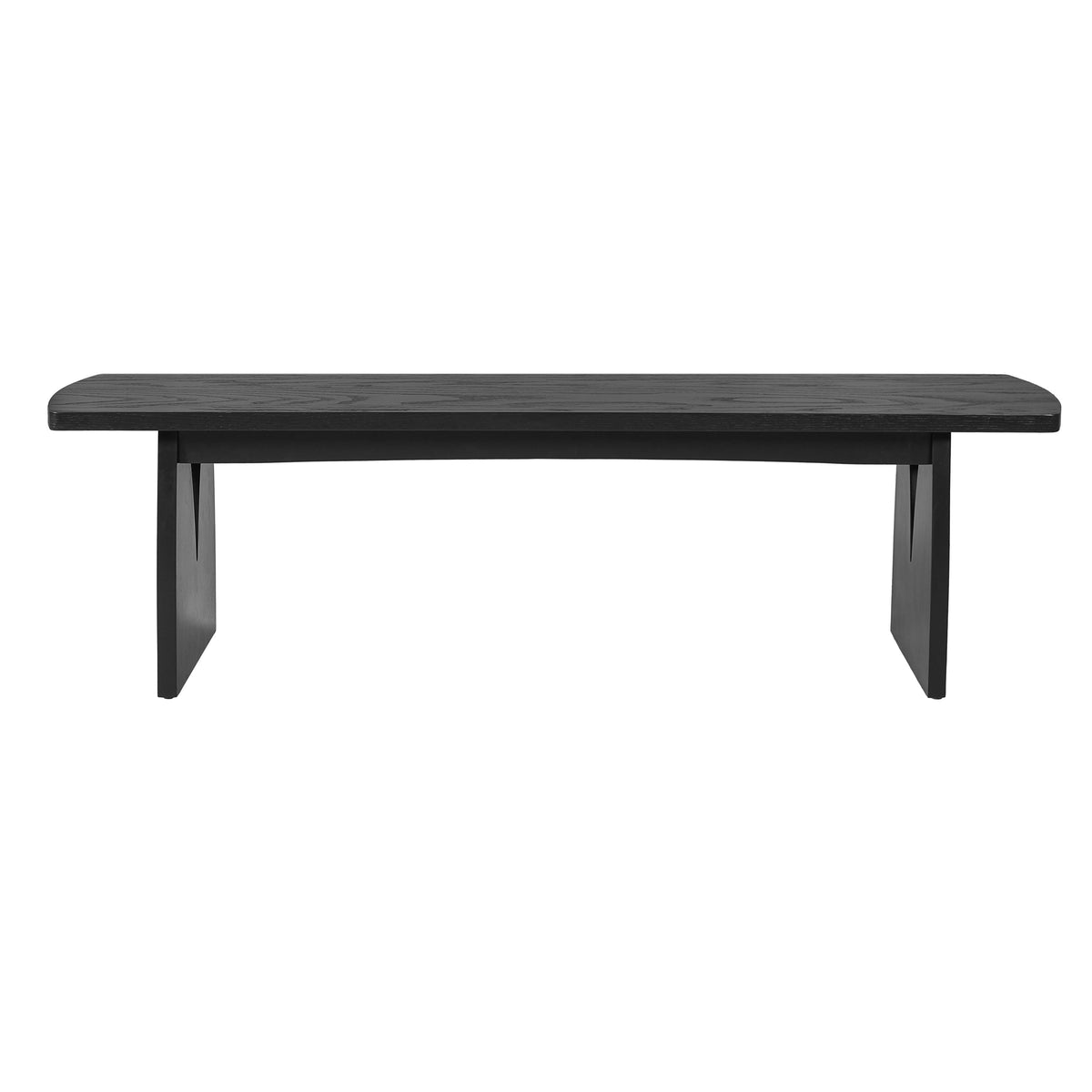 Black Modern Dining Bench, photo 6 of 10
