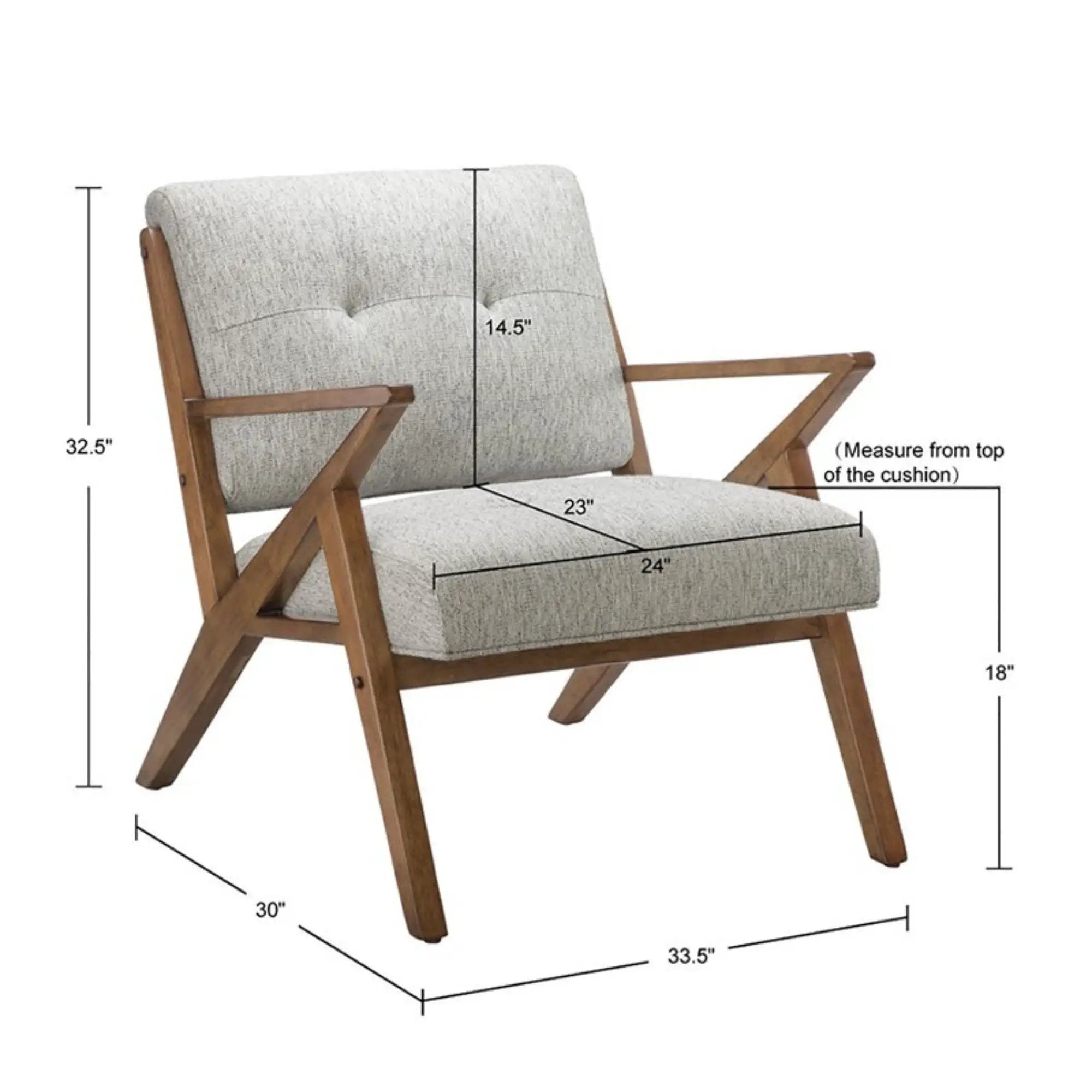 Rocket - Lounge Chair - Light Gray by HouseOfZazla