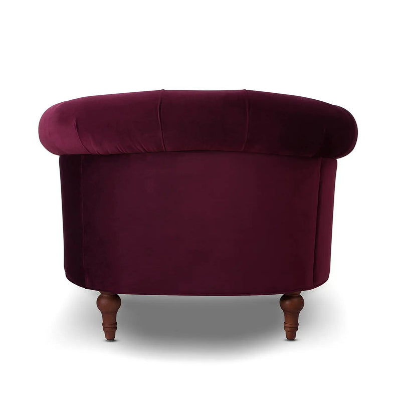 La Rosa - Victorian Tufted Upholstered Accent Chair by Unique Piece Furniture