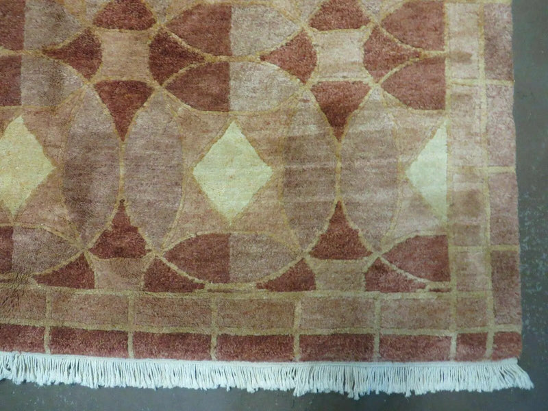5' X 7' Modern Tibetan Nepal Art Deco Chinese Hand Knotted Wool Rug Decorative Contemporary Home Décor by Jewel Rugs