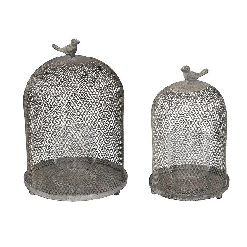 Ophira Sparrow Candle Holders (Set of 2) - Antique Gray by Unique Piece Furniture