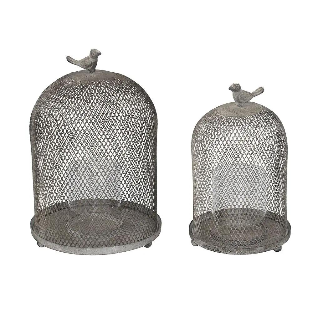 Ophira Sparrow Candle Holders (Set of 2) - Antique Gray by HouseOfZazla