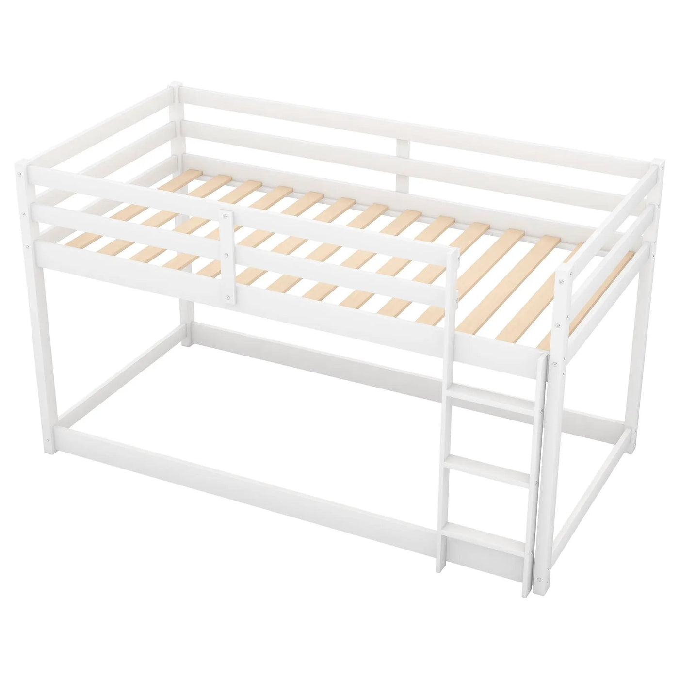 Floor Bunk Bed With Ladder by HouseOfZazla