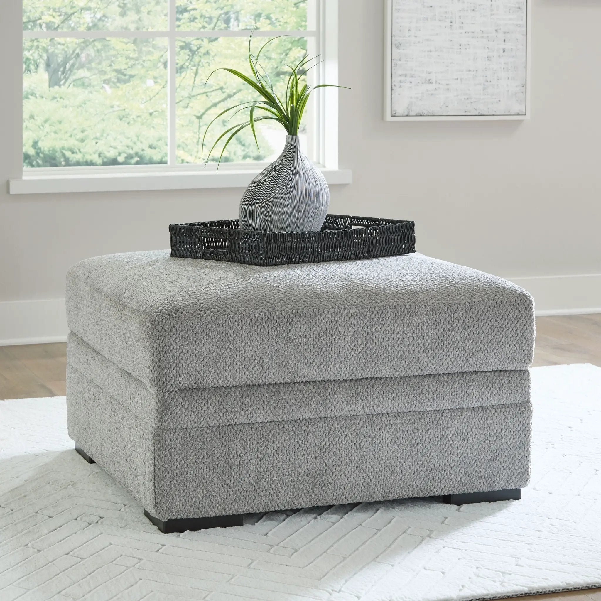 Casselbury - Ottoman With Storage - Cement by Unique Piece Furniture