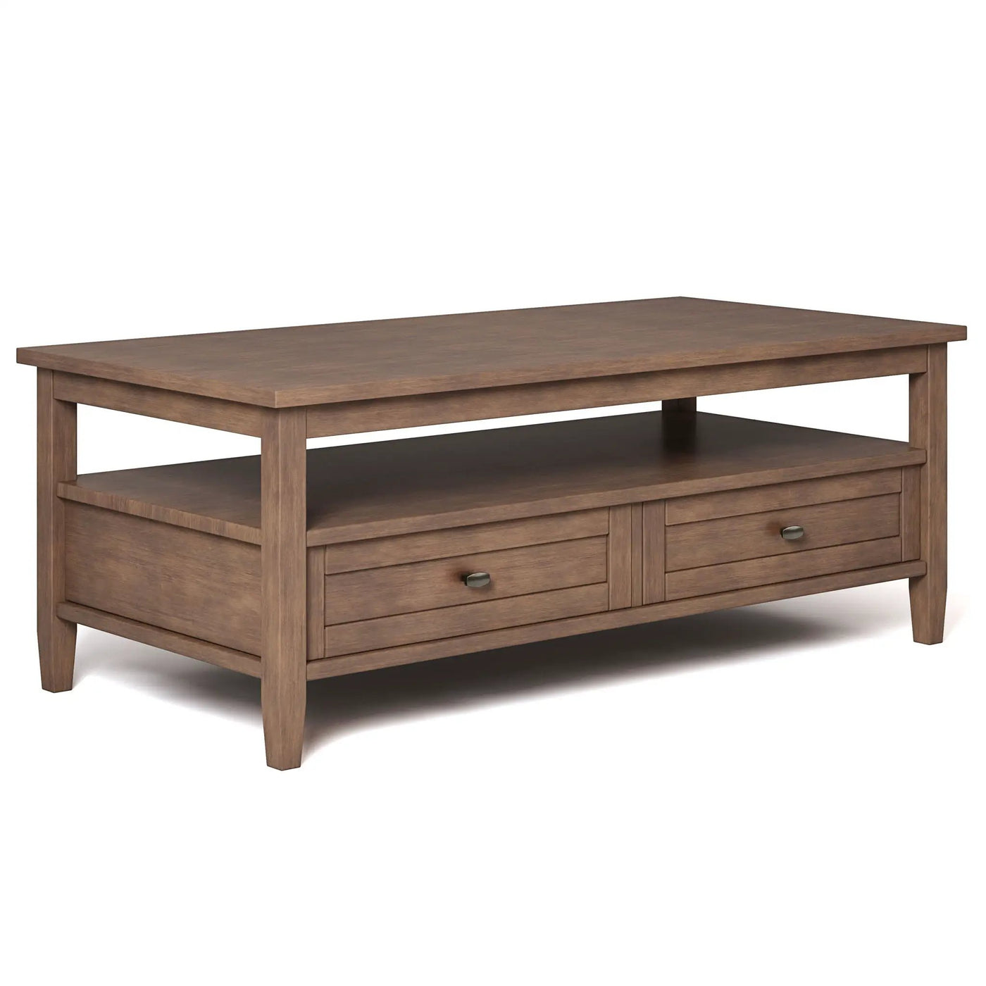 Warm Shaker - Coffee Table With Functional Storage by HouseOfZazla