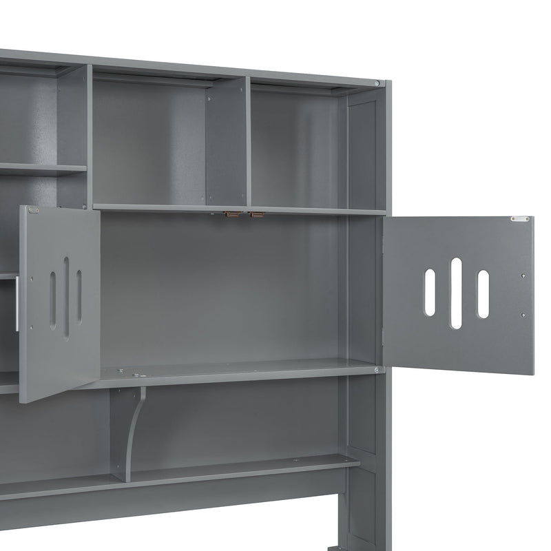 Daybed With All-In-One Cabinet And Shelf by HouseOfZazla