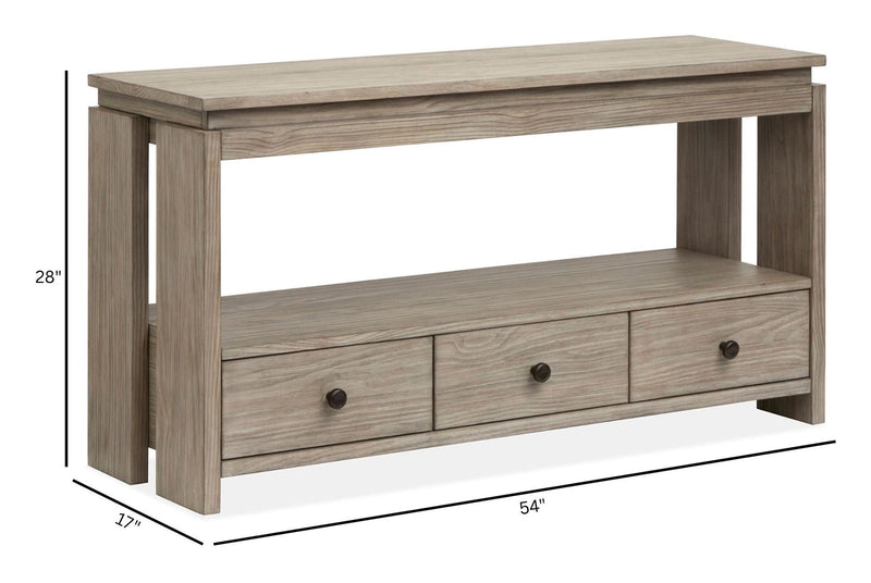 Conrad - Rectangular Sofa Table - Stone Harbor Gray, photo 7 of 7