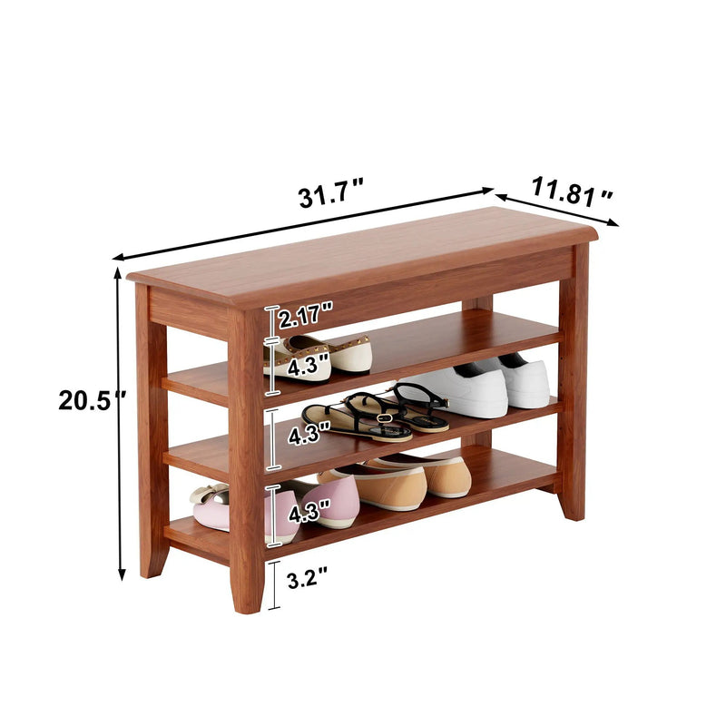 Multi Functional Double Layer Shoe Stool by Unique Piece Furniture