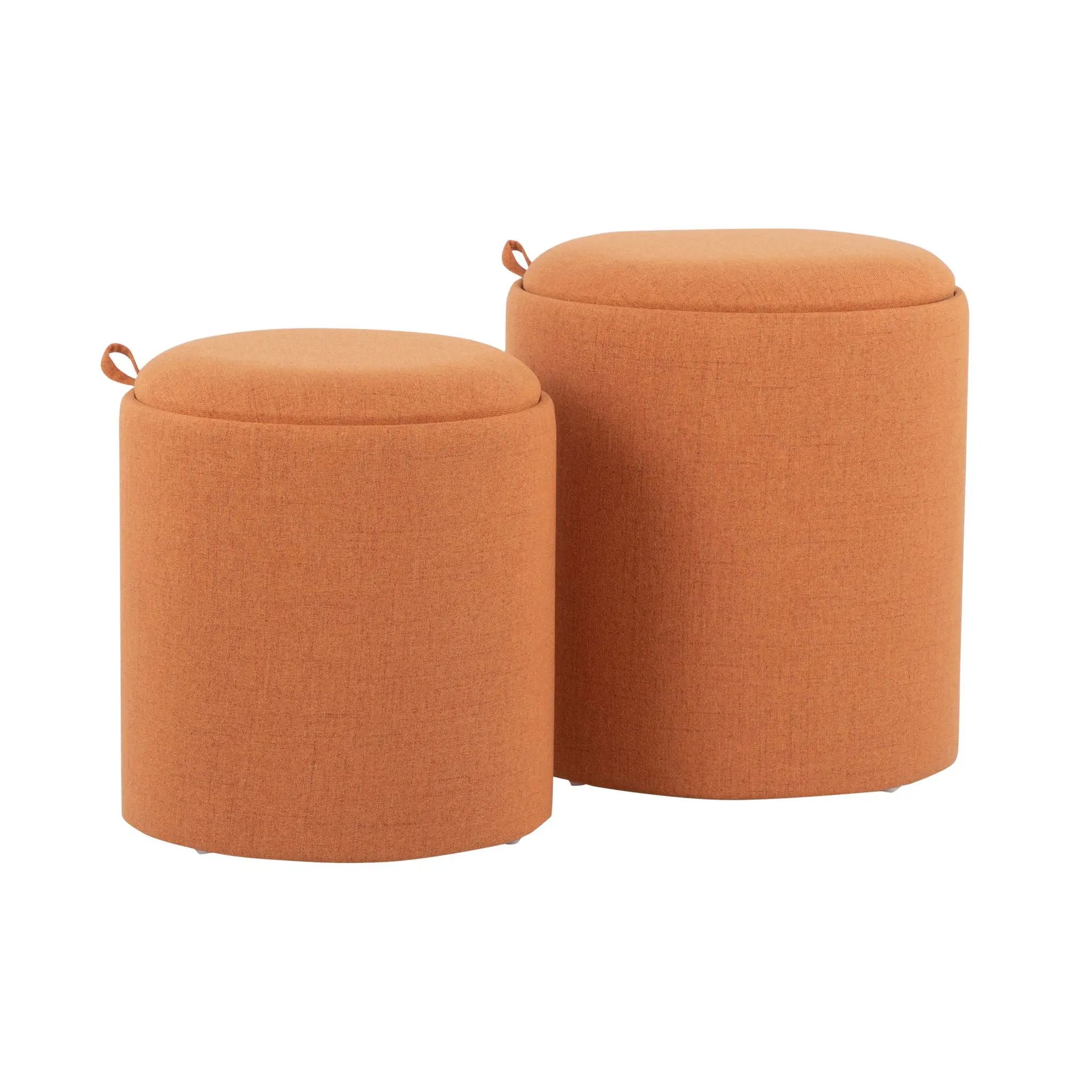 Tray - Contemporary Nesting Ottoman Set by Unique Piece Furniture