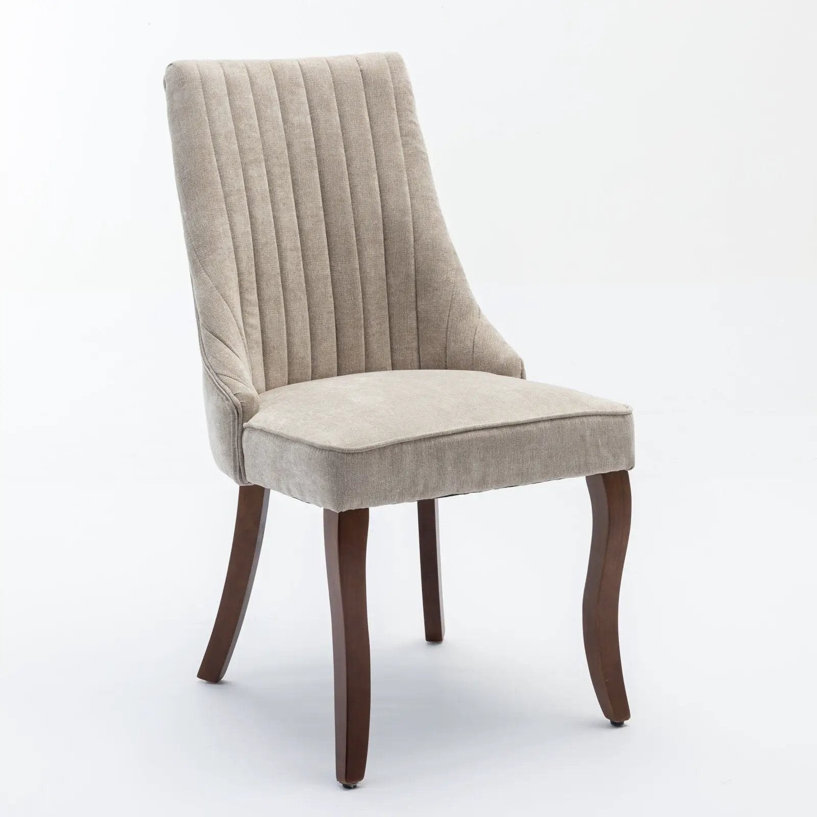Set of 2 Rayon Cloth Flocking Linen Dining Chairs by BLAKHOM