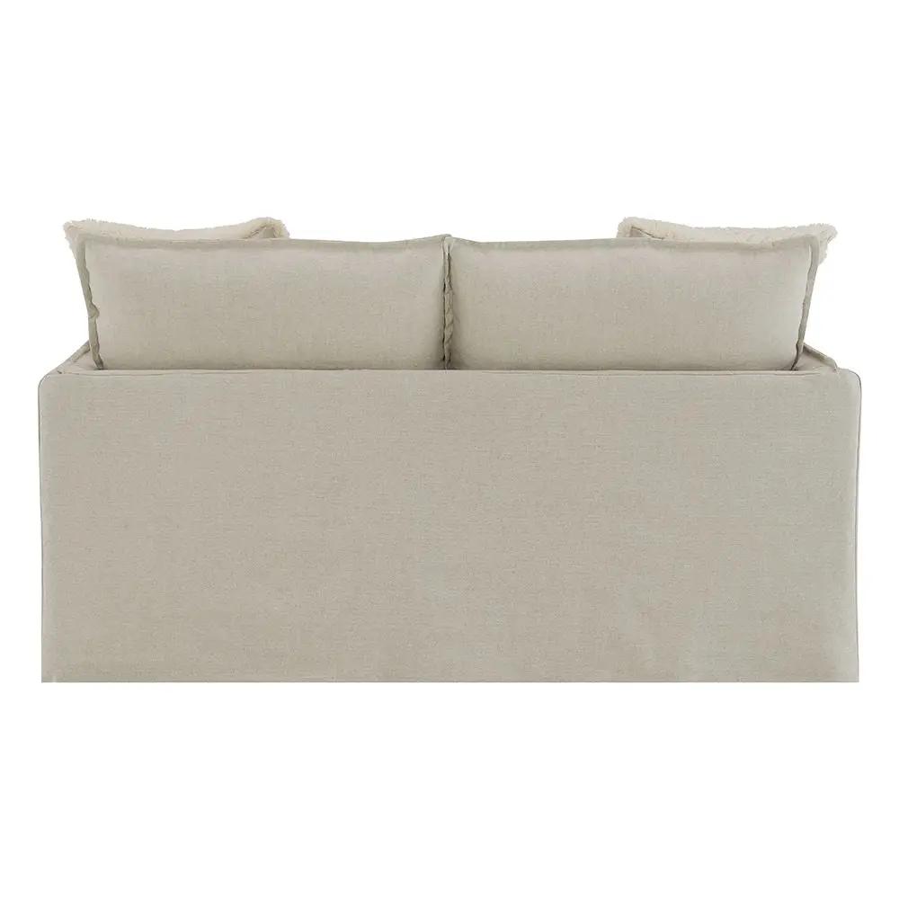 Upendo - Loveseat With 2 Pillows - Beige Linen by Unique Piece Furniture