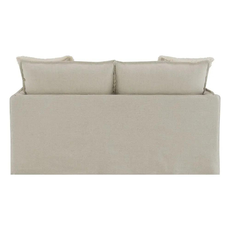 Upendo - Loveseat With 2 Pillows - Beige Linen by Unique Piece Furniture