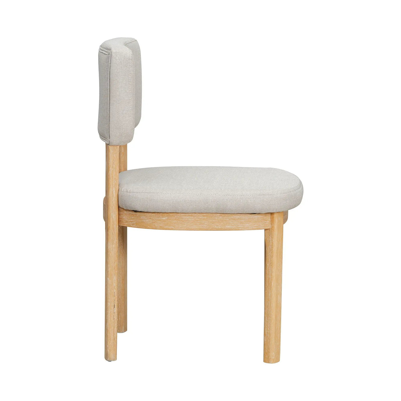 Dining Table Set With 6 Upholstered Chairs, Rectangular Table With Cutout Legs by HouseOfZazla