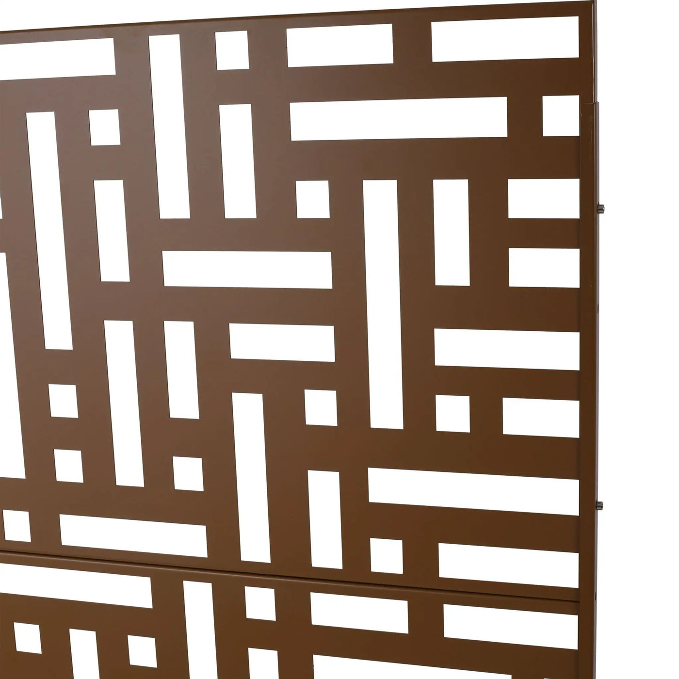 Decorative Freestanding Metal Privacy Screen For Indoor & Outdoor Use by HouseOfZazla