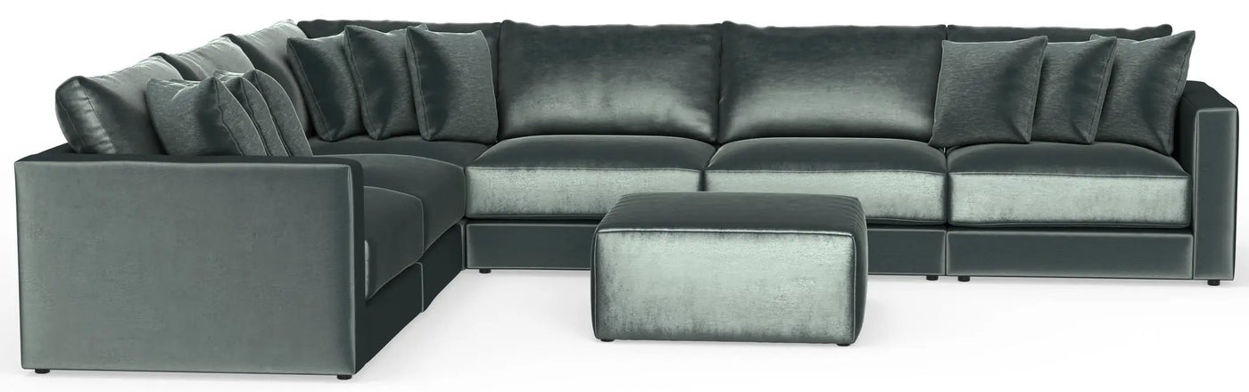 Remington - Modular Sofa And Cocktail Ottoman by Unique Piece Furniture