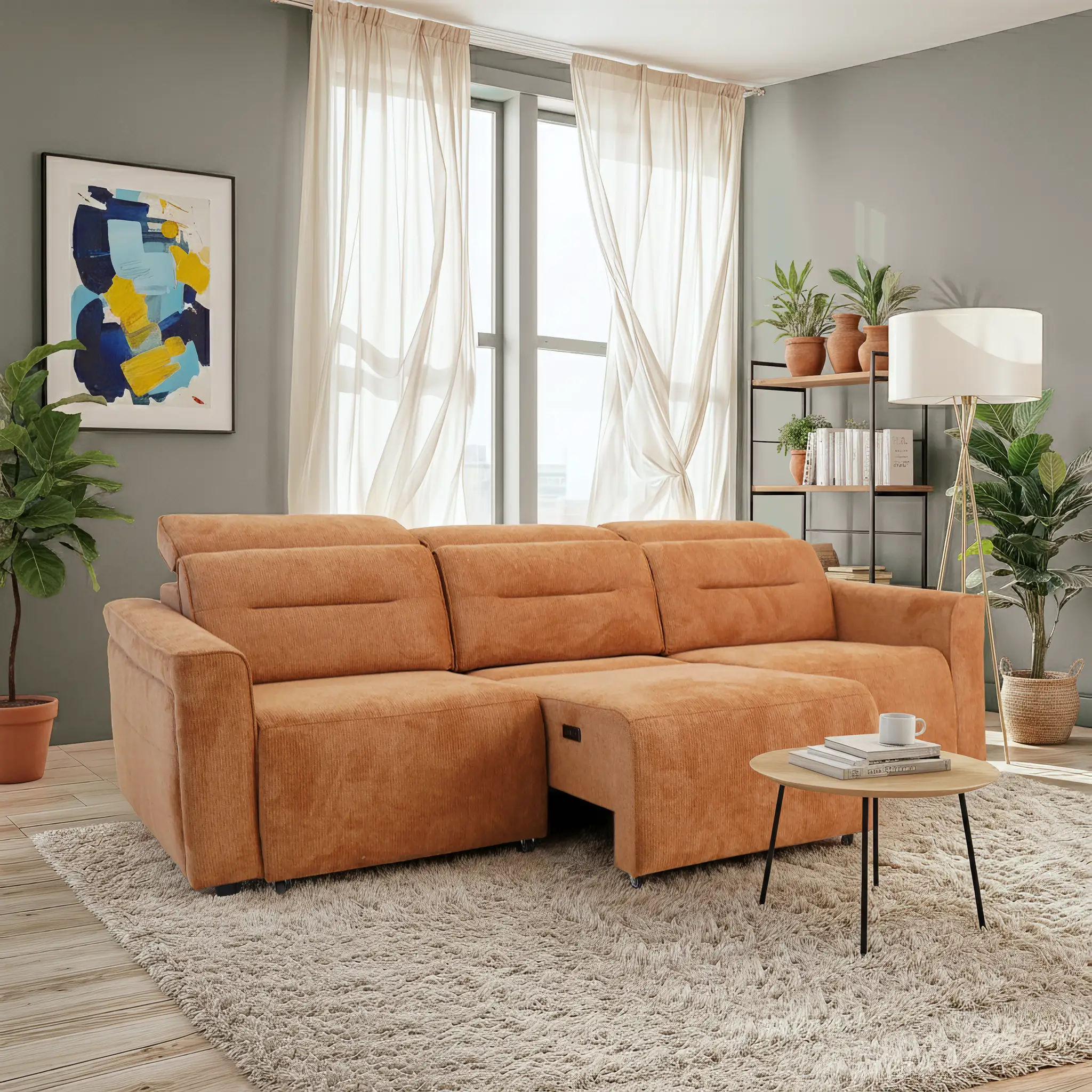 Falmouth Burnt Sofa by HouseOfZazla