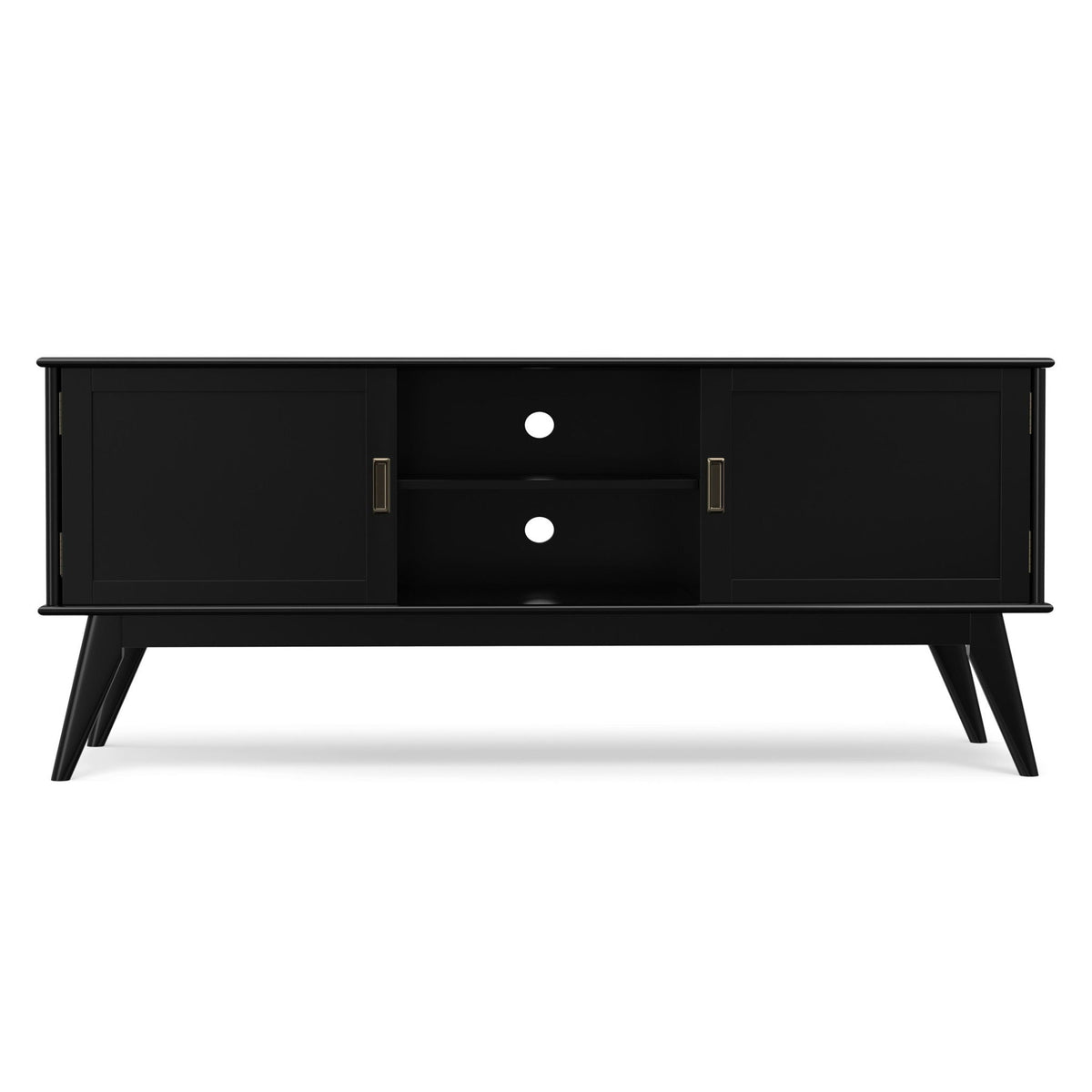 Draper - Handcrafted Mid Century Low TV Media Stand, photo 34 of 40