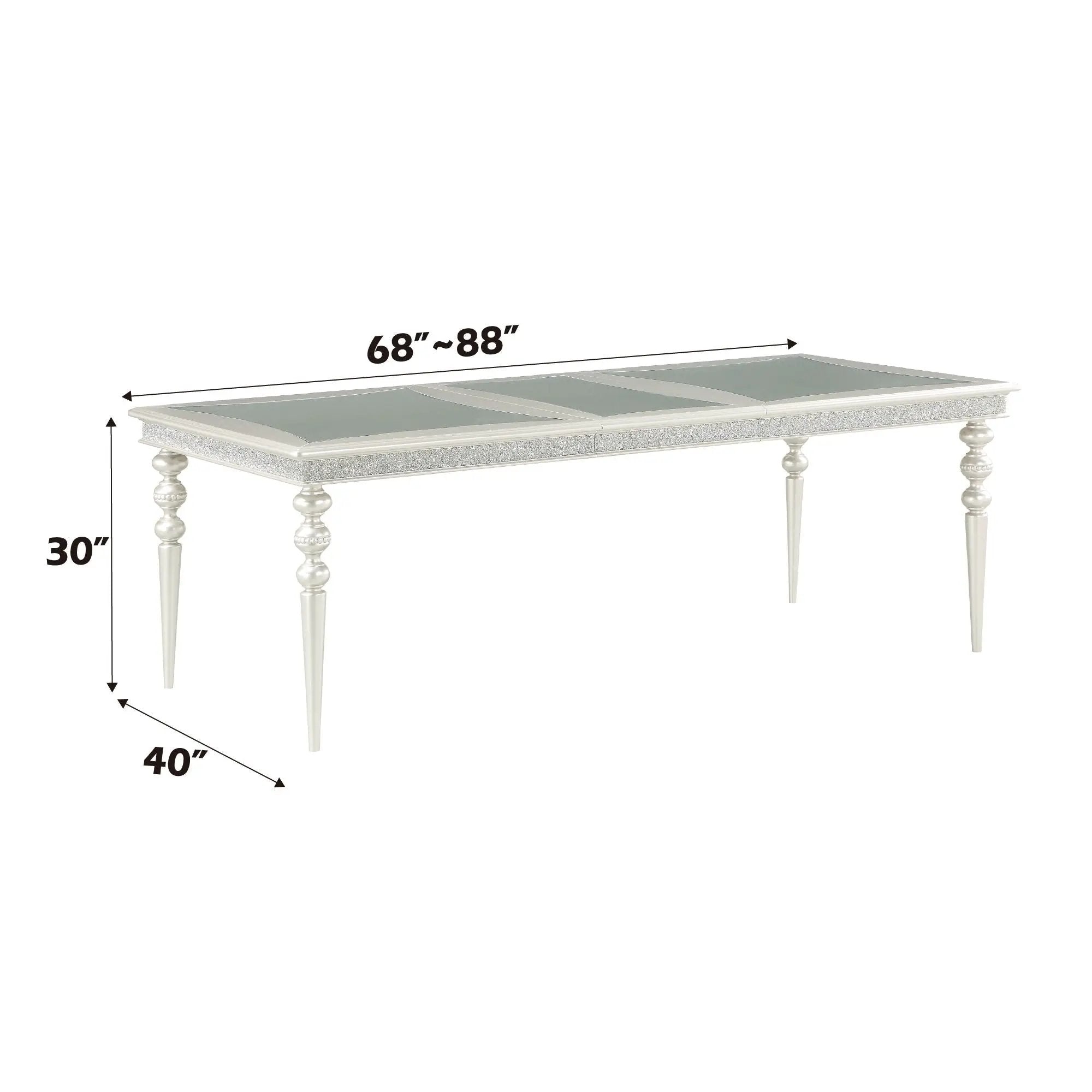 Maverick - Dining Table - Silver by Unique Piece Furniture