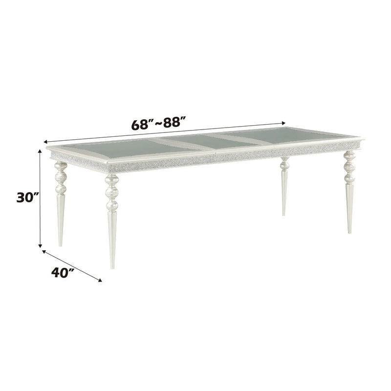 Maverick - Dining Table - Silver by Unique Piece Furniture