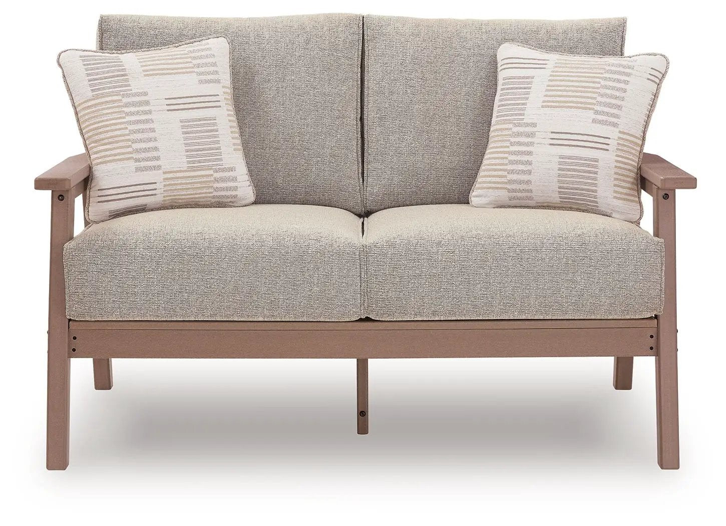 Grover Beach - Loveseat With Cushion - Driftwood by Unique Piece Furniture