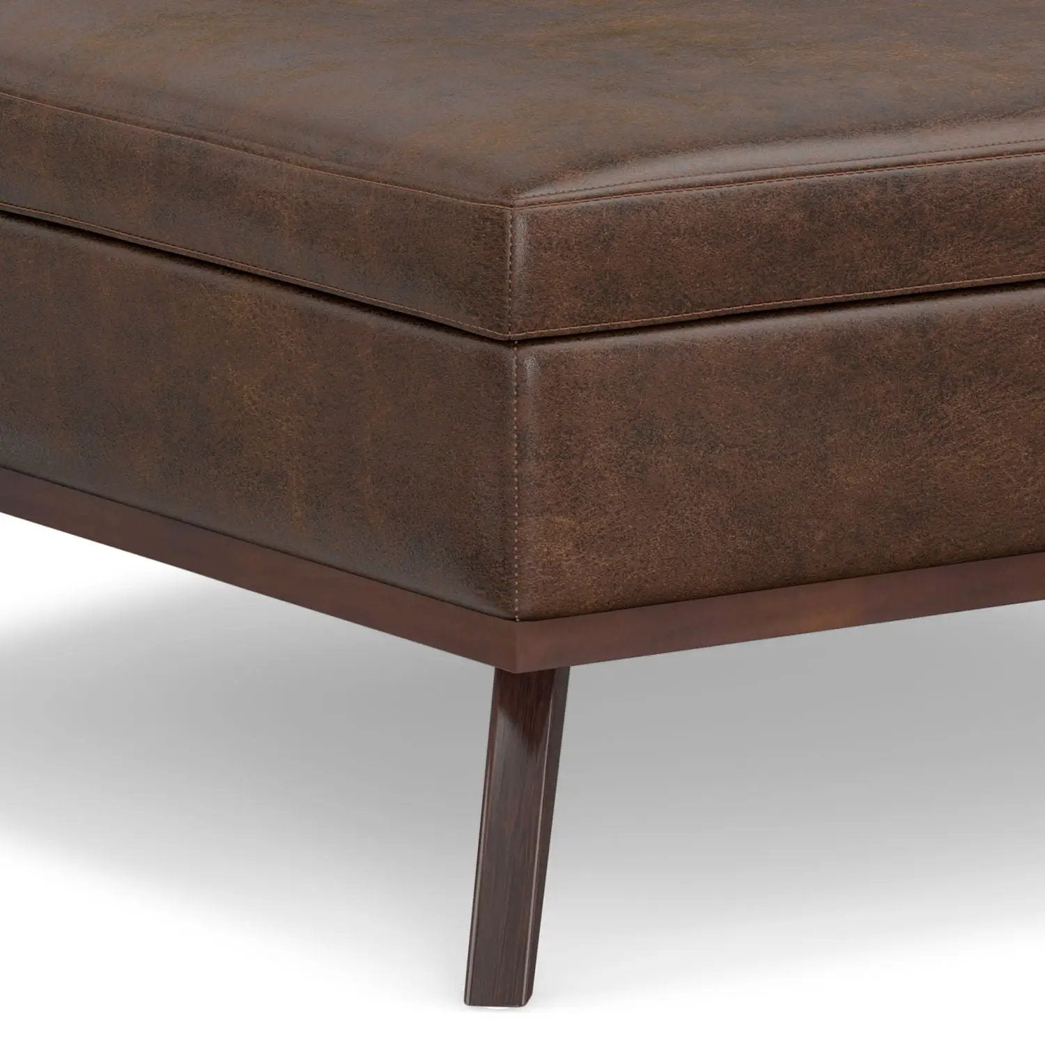 Owen - Multifunctional Square Coffee Table Storage Ottoman by HouseOfZazla