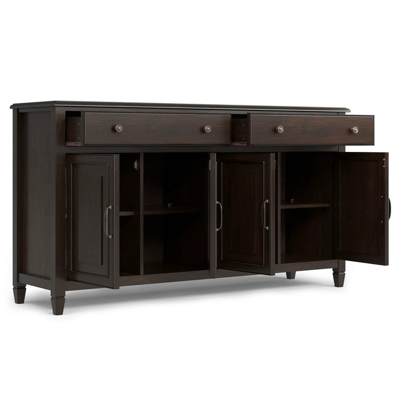 Connaught - Large Sideboard Buffet Storage Cabinet - Brown by HouseOfZazla