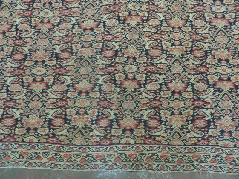 4' X7' Antique Handmade Turkish Wool Kilim Soumak Flat Weave Rug Tribal Organic by Jewel Rugs