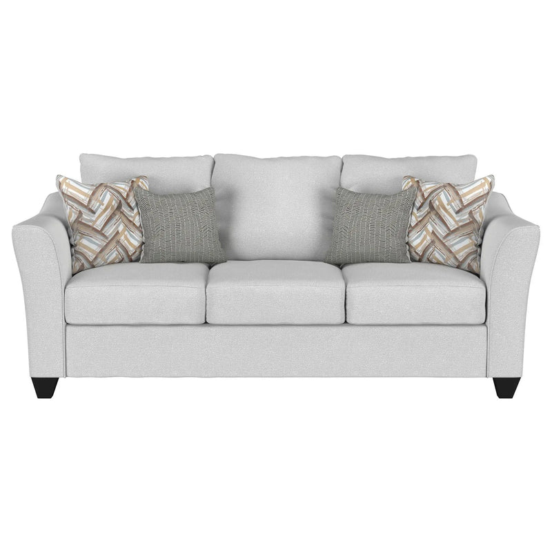 Salizar 3-piece Upholstered Flared Arm Sofa Set Sand by Unique Piece Furniture