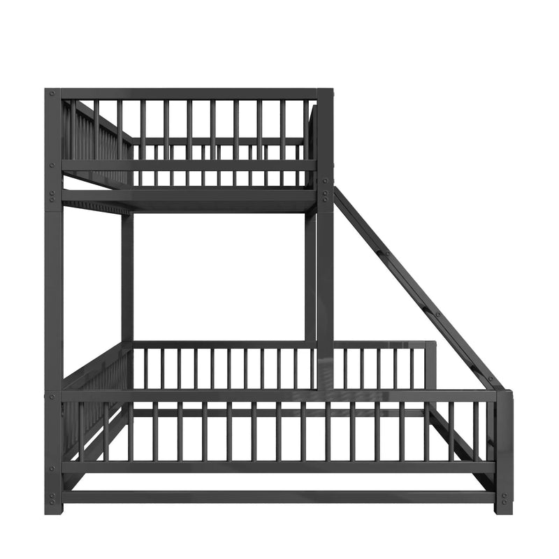 Bunk Bed With Ladder And Safety Guardrails by HouseOfZazla