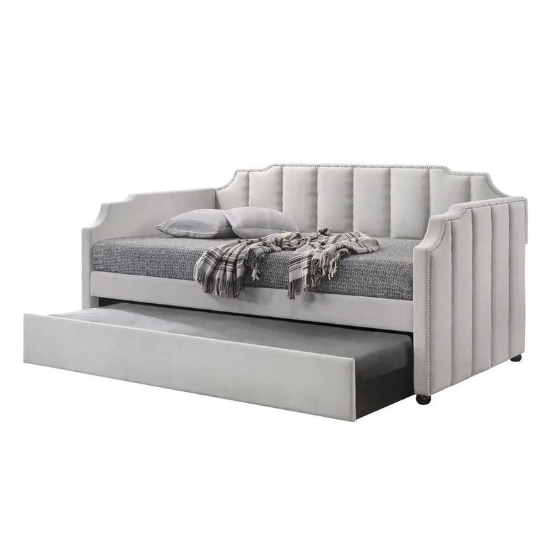 Peridot - Twin Daybed With Trundle - Dove Gray by Unique Piece Furniture