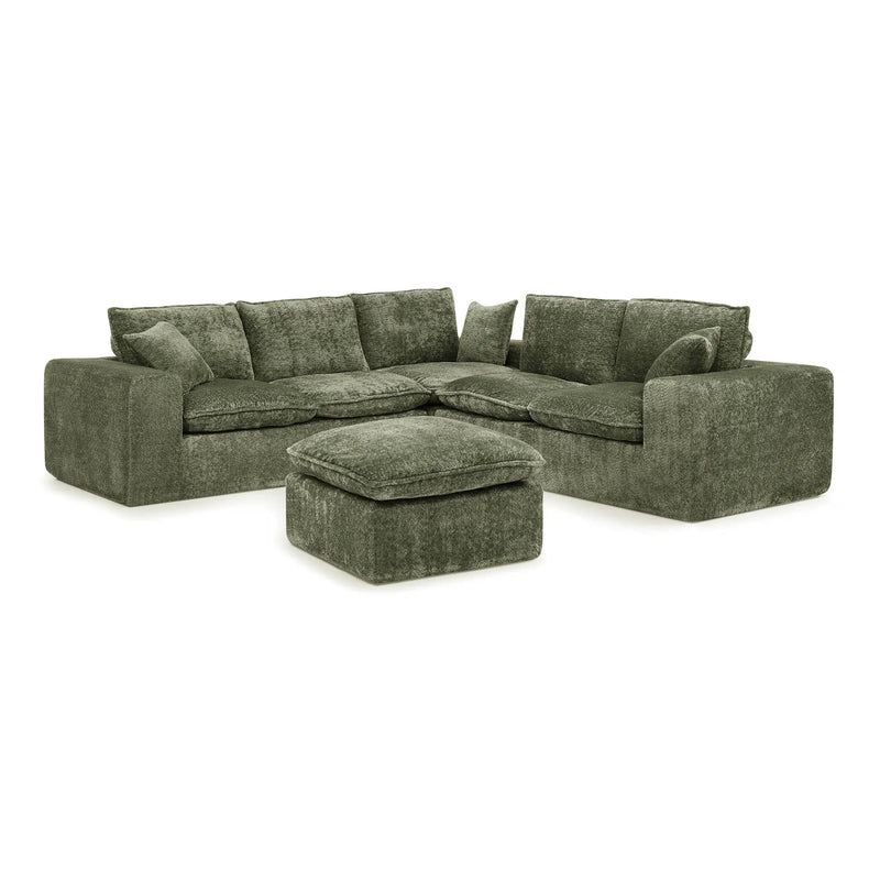 Sectional Sofa With Moveable Ottoman by HouseOfZazla