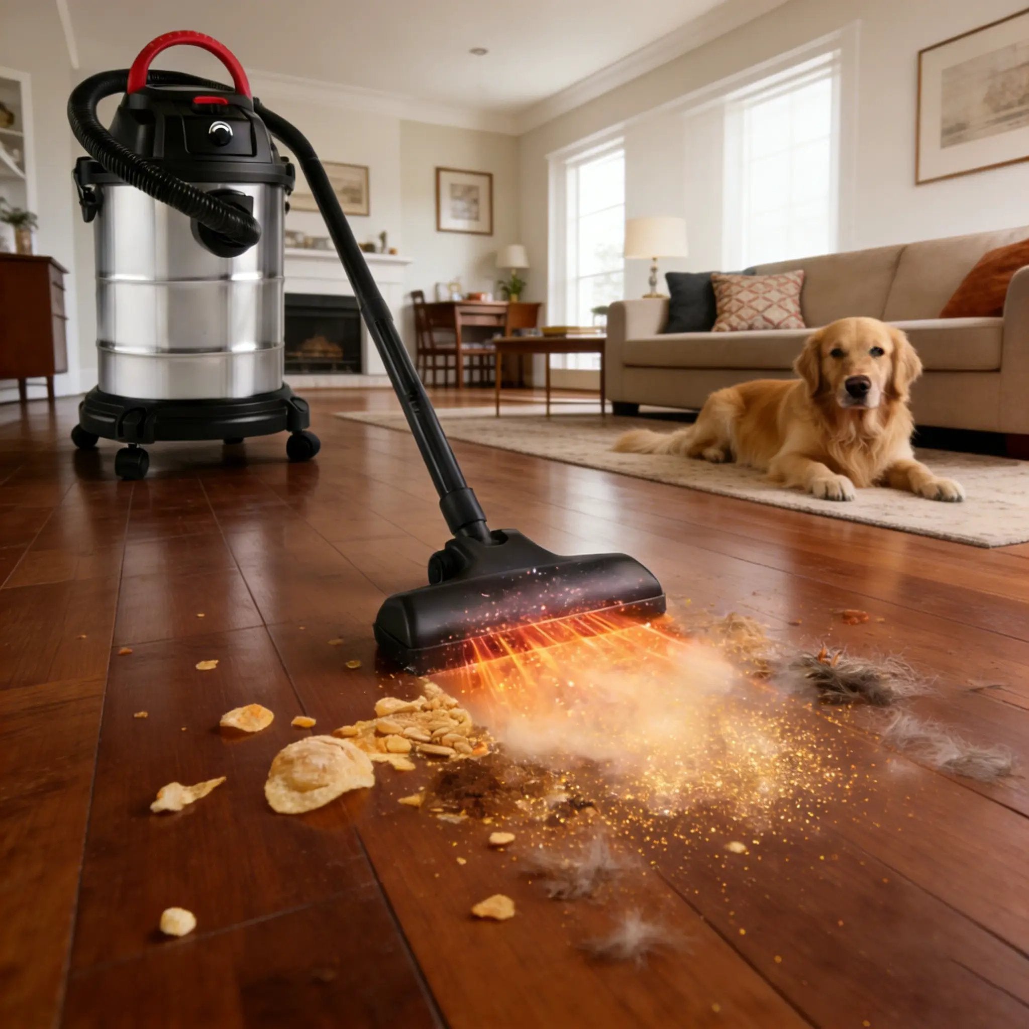 Wet Dry Vac, 8 Gallon, 6 Peak HP, 3 in 1 Shop Vacuum by HouseOfZazla